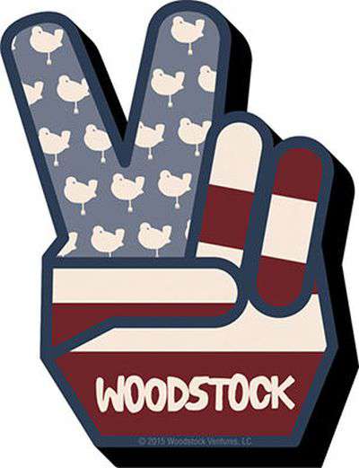 Woodstock Peace Magnet - Chunky and Unique aquarius ent