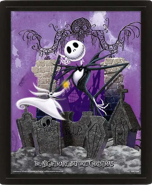 POSTER 3D LENTICULAR NBX GRAVEYARD