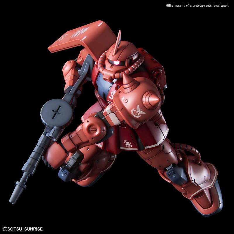 HG Zaku II MS-06S Red Comet Ver 1/144 – Modellbyggsats bandai model kit gunpla