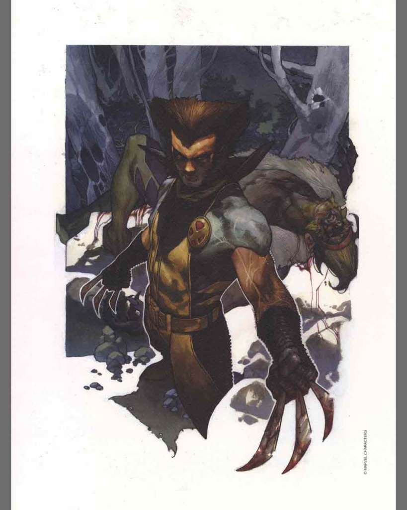 Simone Bianchi - Wolverine & Sabretooth - Limited Edition Litho cosmic art