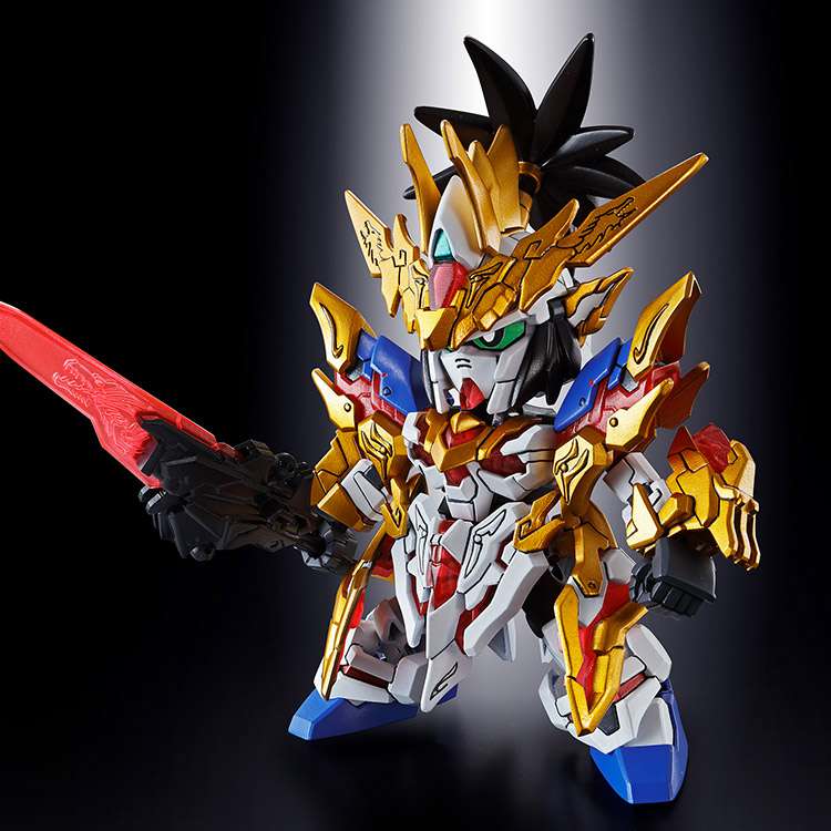 SD Sangoku Sokets Liu Bei Gundam Unicorn bandai model kit gunpla
