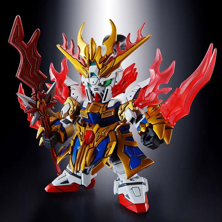 SD Sangoku Soketsu Zhang Fei Gundam God - Samlarfigur bandai model kit gunpla