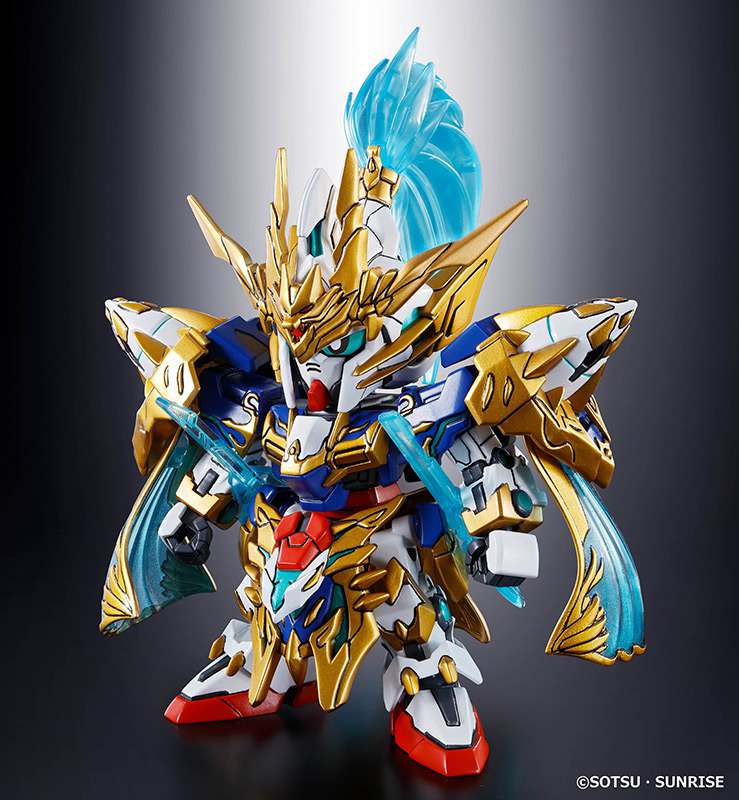 Sd Sangoku Soketsu Zhao 00 & Blu Dragon D - Samlarfigur bandai model kit gunpla