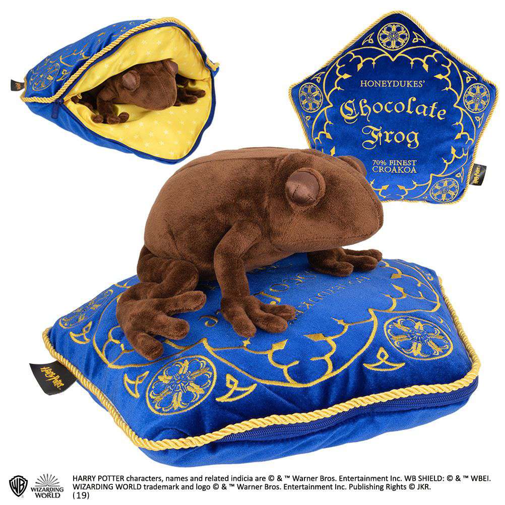 Harry Potter Chocolate Frog Gosedjur med Kuddfyllning noble collections
