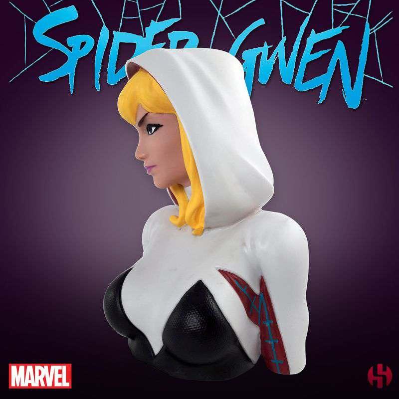 Spider-Gwen Deluxe Bust Bank - Robotto