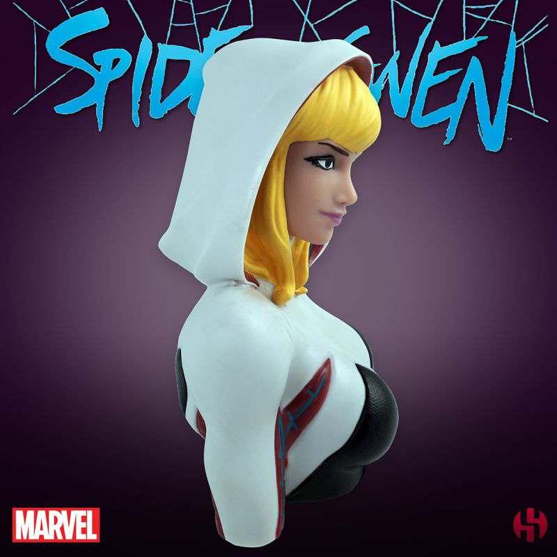 Spider-Gwen Deluxe Bust Bank - Robotto