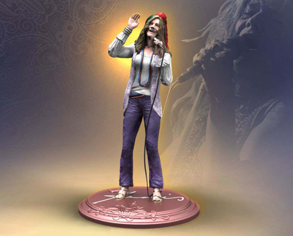 Janis Joplin Rock Iconz Staty knuckle bonz