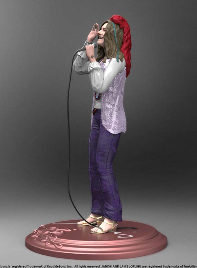 Janis Joplin Rock Iconz Staty knuckle bonz