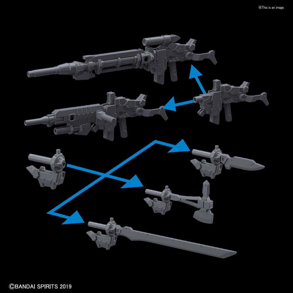 30mm OP Weapon 1 Alto 1/144 - Detaljerad Modell bandai model kit gunpla