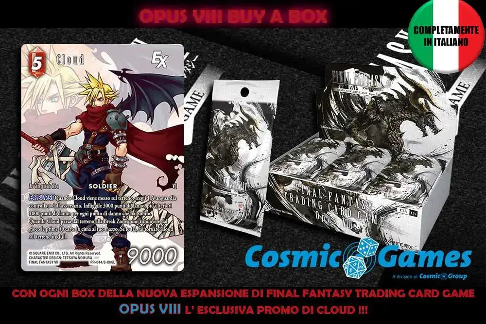 FFTCG OPUS VIII BOOSTERS BOX ITALIAN(36)
