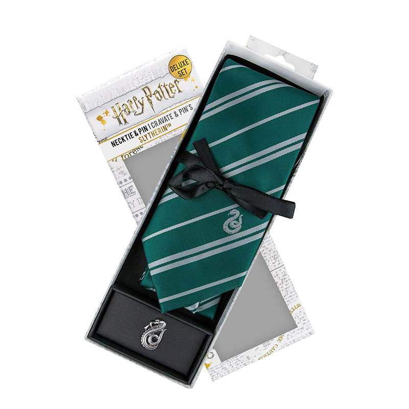 HP Slytherin Necttie Dix Box Set - Eleganta Accessoarer för Slytherin-fans cinereplicas