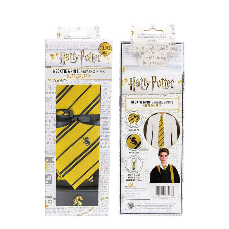HP Hufflepuff Nektie Dix Box Set - Perfekt för Fandom och Stil cinereplicas