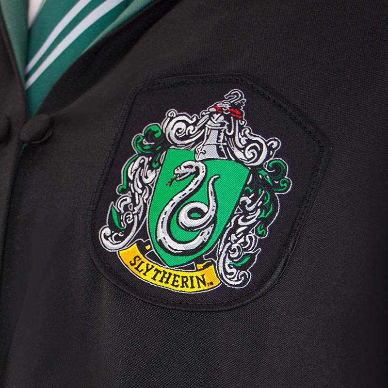 HP Slytherin Barnrock XS - Magisk Klädsel för Ungdomar cinereplicas
