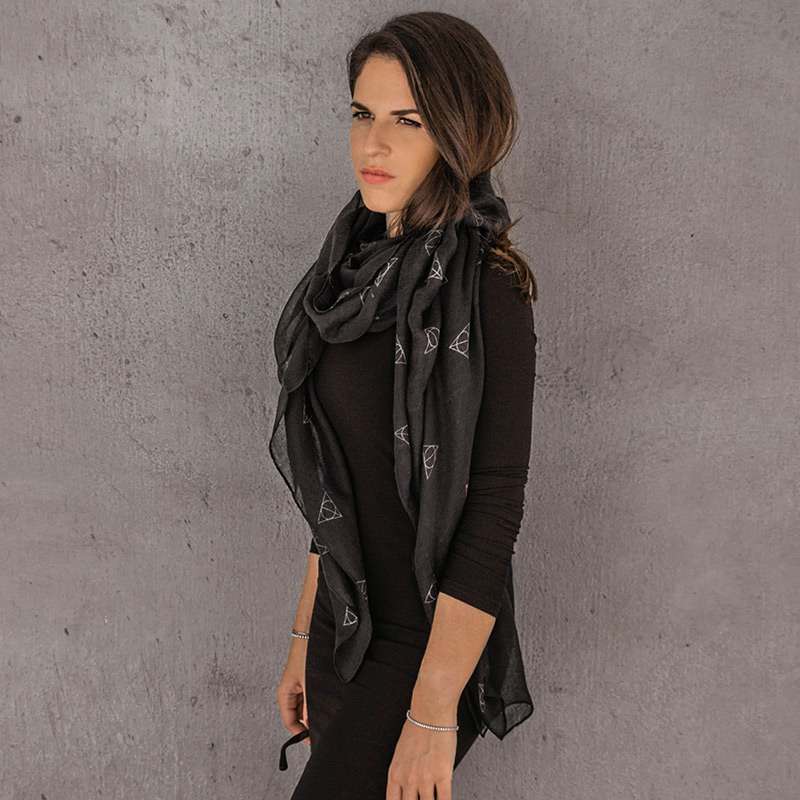 HP Deathly Hallows Voile Scarf - Eleganta och Magiska Accessoarer cinereplicas