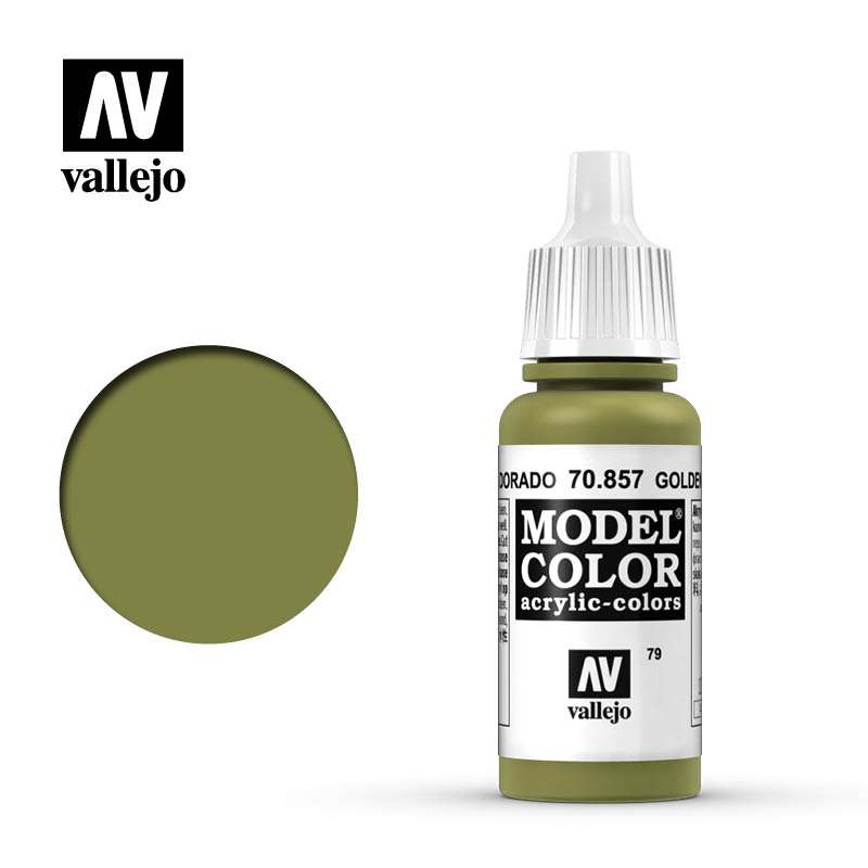 Model Color Golden Olive 70857 - Premium Akrylfärg vallejo