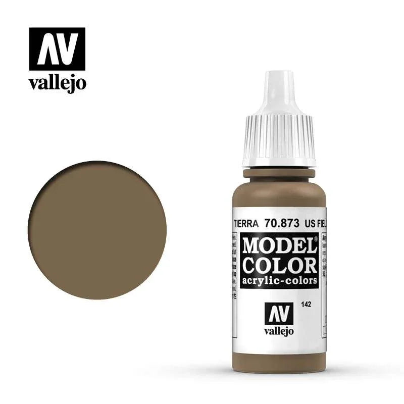 Model Color US Field Drab 70873 - Akrylfärg för Modellbyggare - Robotto