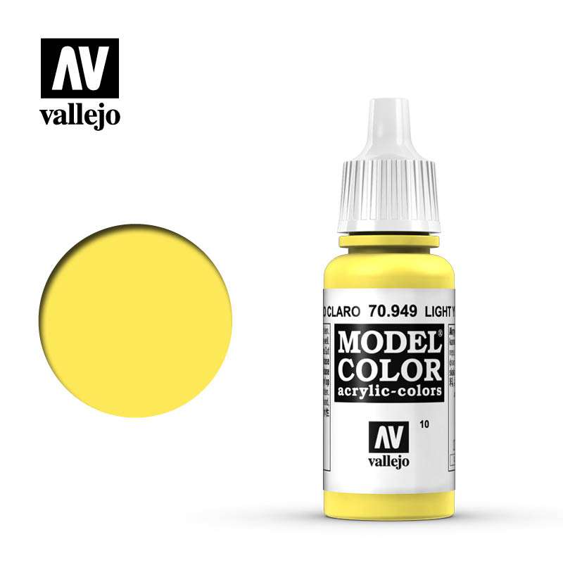 Model Color Light Yellow 70949 - Högkvalitativ Färg vallejo