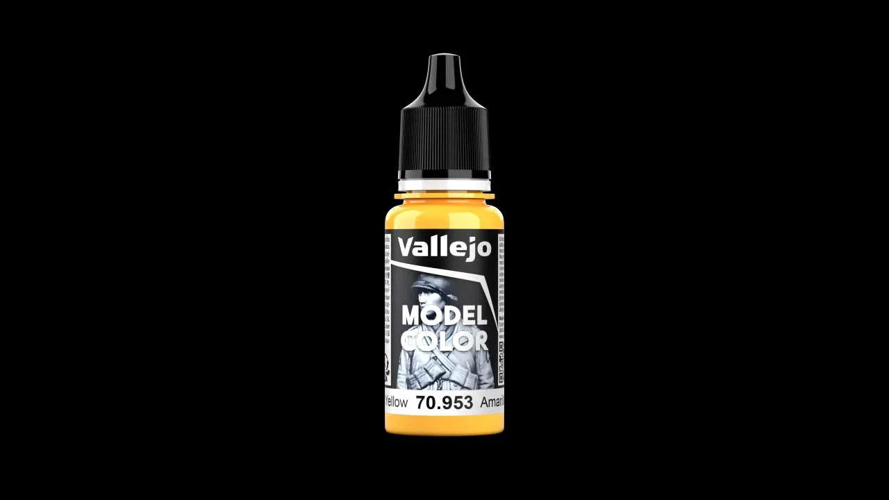 Model Color Flat Yellow 70953 - Högkvalitativ Färg - Robotto