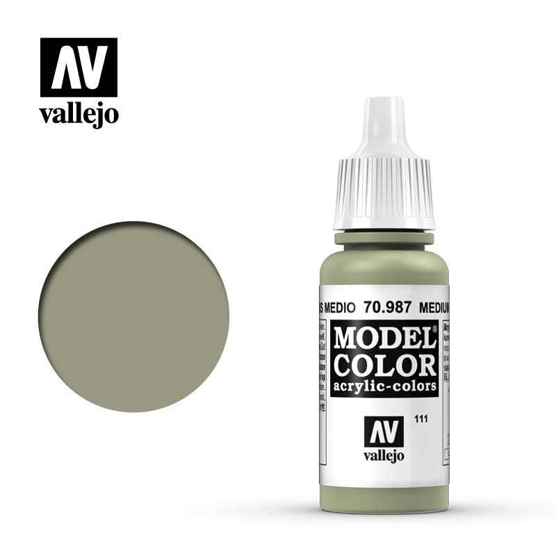 Model Color Medium Grey 70987 - Färg till Modellbyggnation vallejo