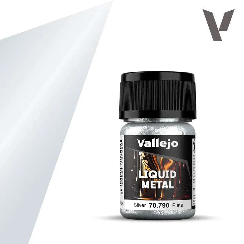 Model Color 70790 Liquid Silver - Alkoholbaserad Färg - Robotto