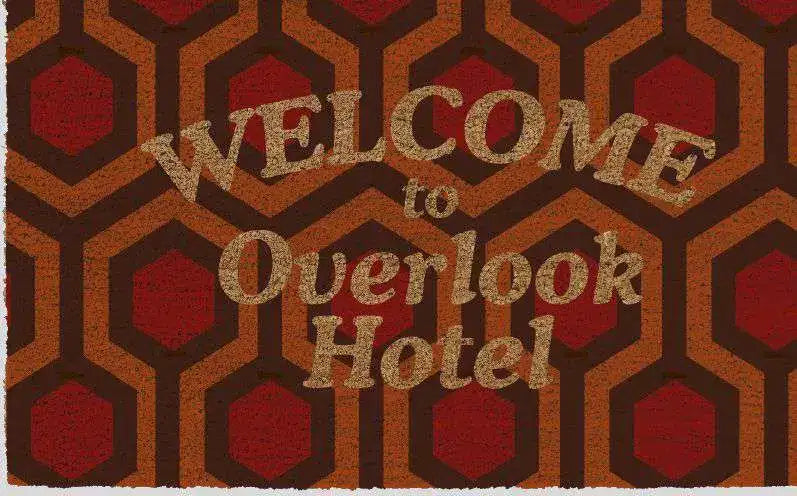 SHINING WELCOME OVERLOOK HOTEL DOORMAT