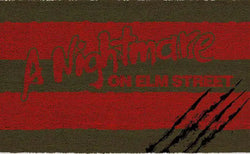 NIGHTMARE O/ELM STREET SCRATCHES DOORMAT