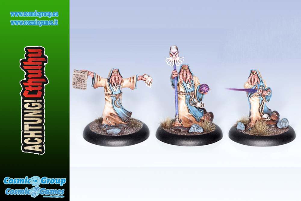 Achtung Cthulhu Kultister av de Gamla Gudarna - 28 mm Figurer modiphius