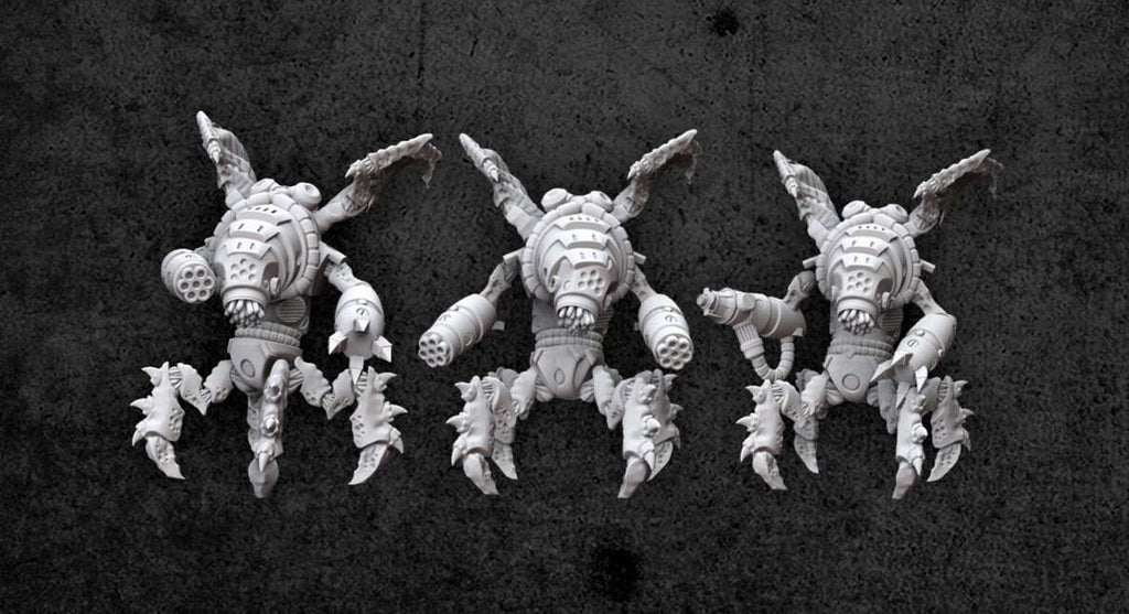 Achtung Cthulhu Mi-Go Miniatyrspel modiphius