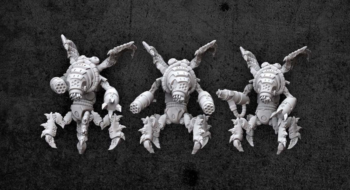 Achtung Cthulhu Mi-Go Miniatyrspel modiphius