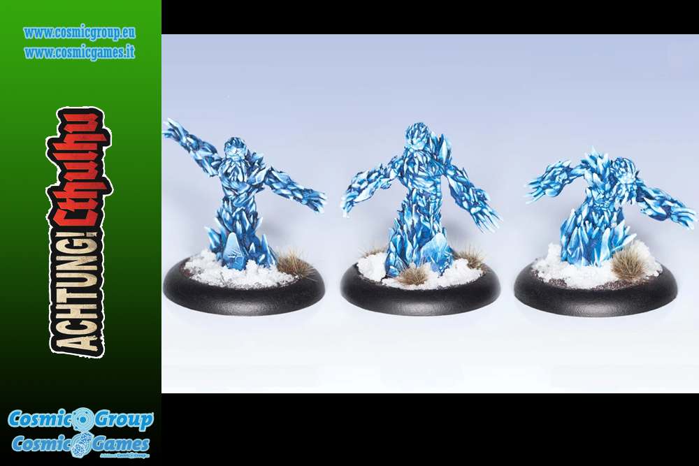 Achtung Chtulhu Miniaturspel - Vit Metall 28 mm Figurer modiphius