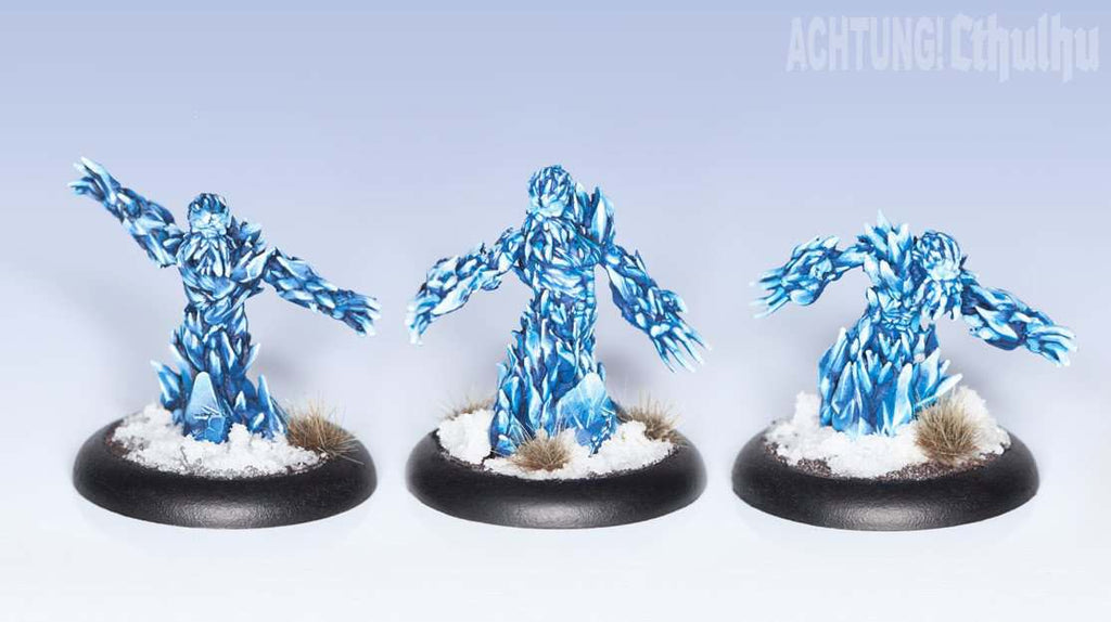 Achtung Chtulhu Miniaturspel - Vit Metall 28 mm Figurer modiphius