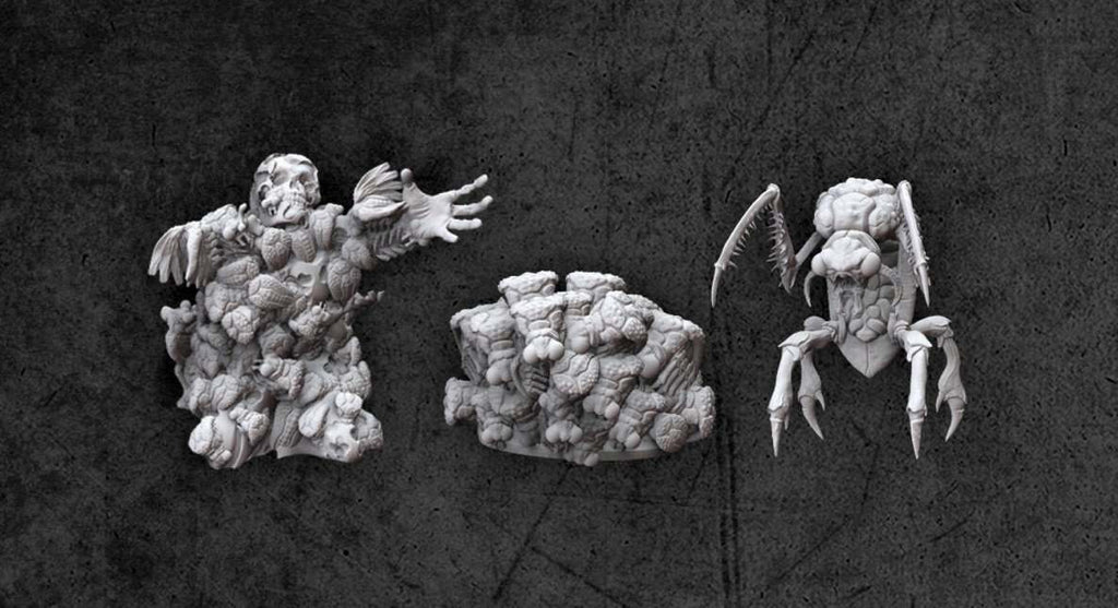 Achtung Cthulhu Bloodborn Miniatures - 28 mm Vit Metall modiphius