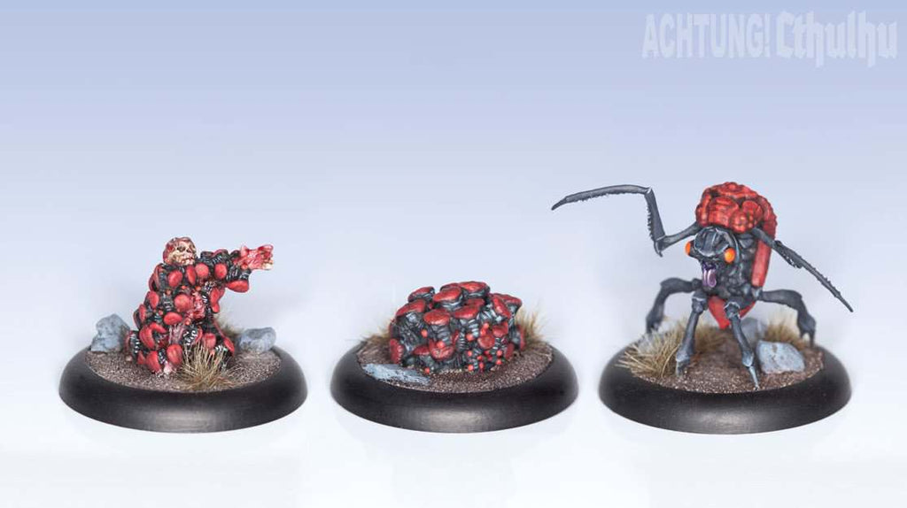 Achtung Cthulhu Bloodborn Miniatures - 28 mm Vit Metall modiphius