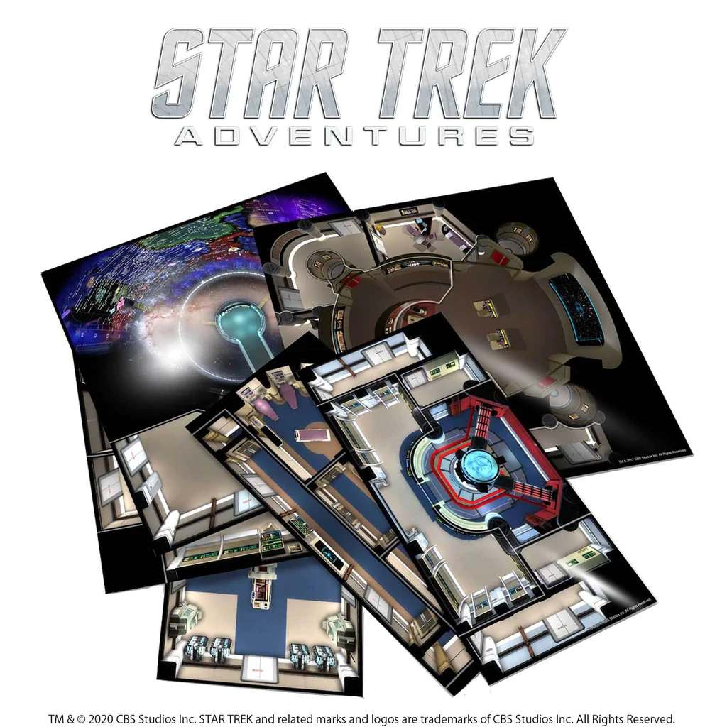 Star Trek TNG Starfleet Deck Tiles Set modiphius