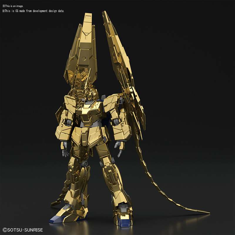 HGUC Gundam Unicorn Phenex Unicron Gold 1/144 – Samlarfigur bandai model kit gunpla