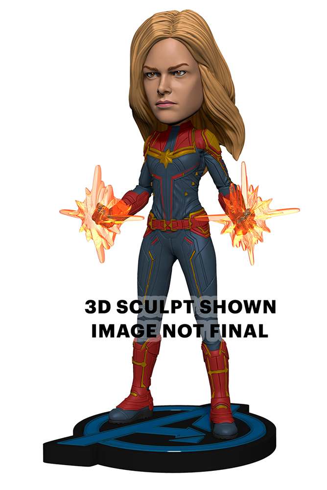 Avengers: Endgame Captain Marvel Head Knocker neca