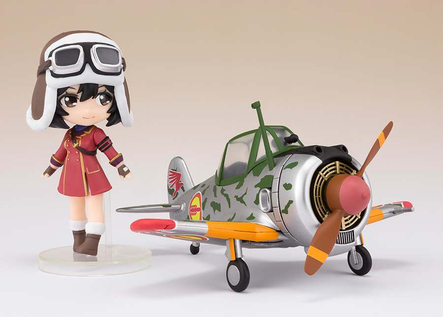 Kotobuki Squadron Kylie & Hayabusa Mini FG Figur bandai