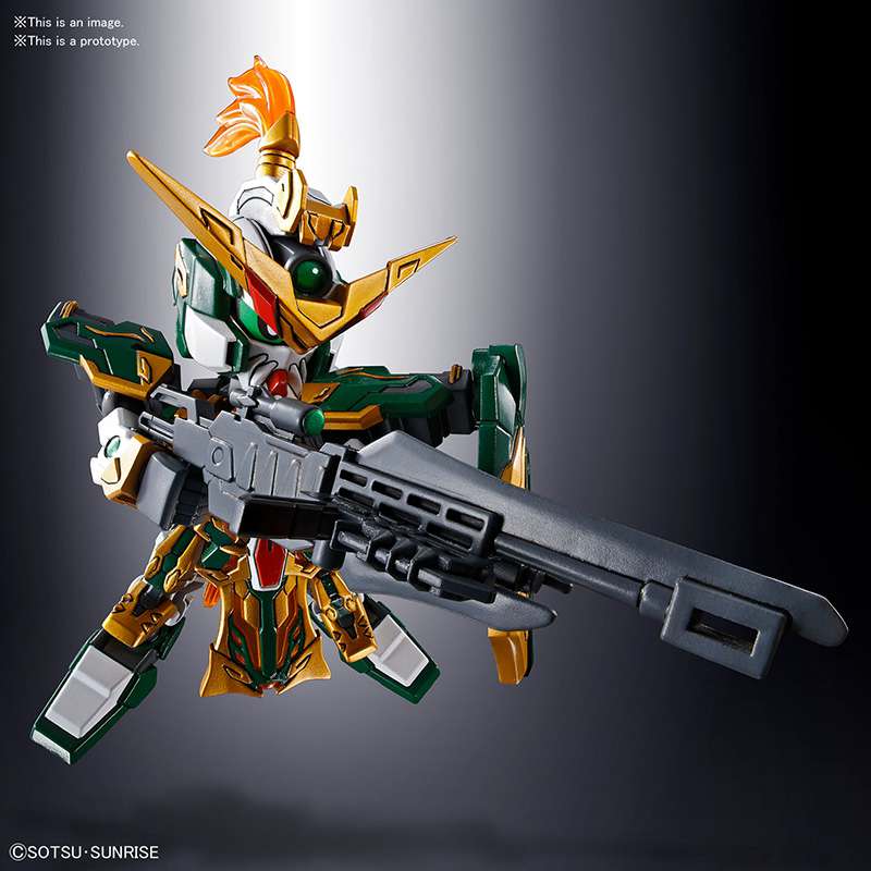 SD Sangoku Sokets Gundam Dynames Huang Figur bandai model kit gunpla
