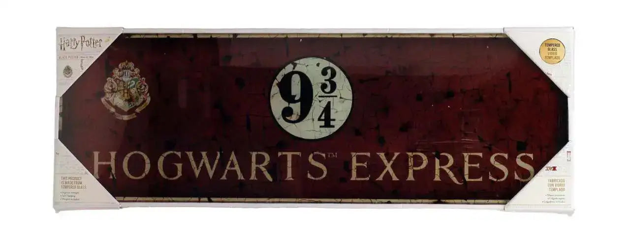 HP HOGWARTS EXPRESS GLASS POSTER