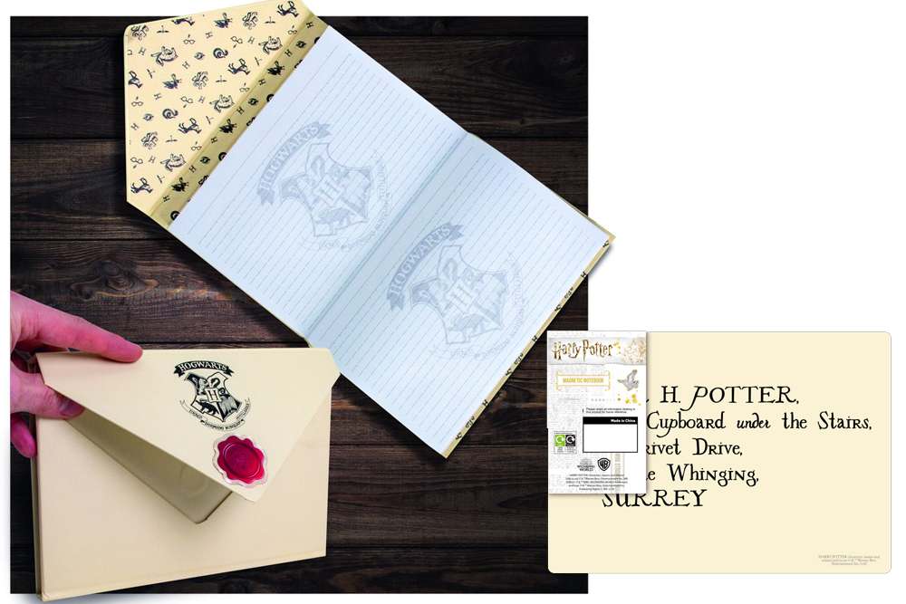 Harry Potter Envelope A5 Anteckningsblock bs studio