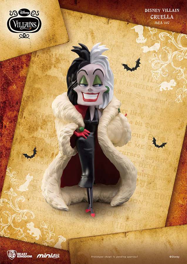 Mini Disney Skurk: Cruella beast kingdom