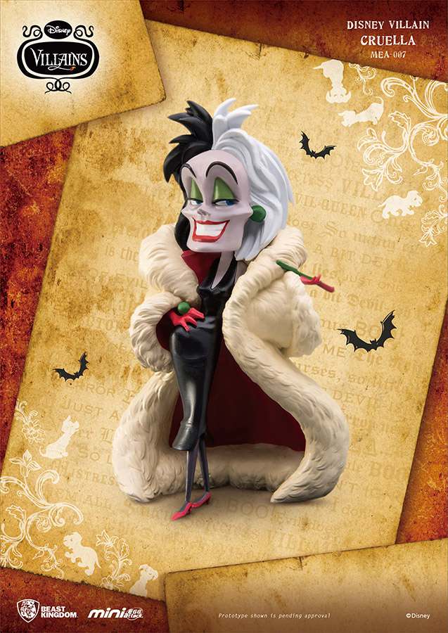 Mini Disney Skurk: Cruella beast kingdom