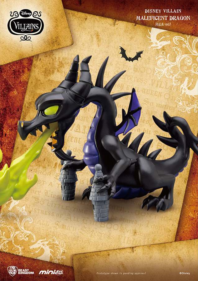 Mini Disney Skurk Maleficent Draken Figur beast kingdom