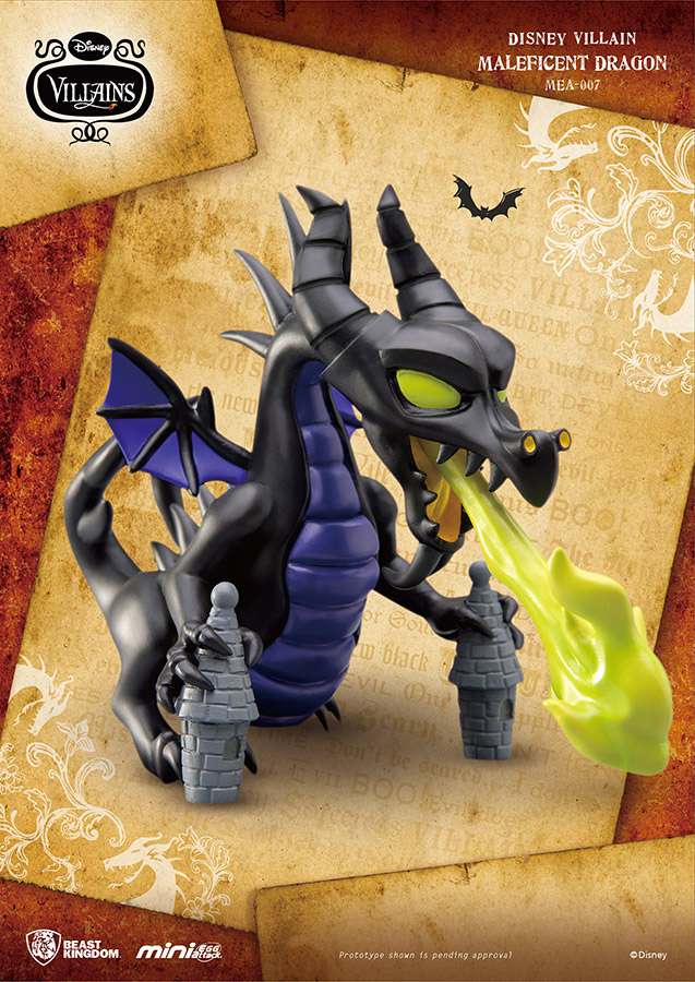 Mini Disney Skurk Maleficent Draken Figur beast kingdom