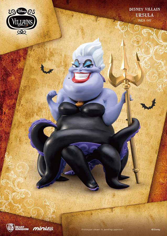 Mini Disney Skurk Ursula - Samlarfigur och Lekset beast kingdom