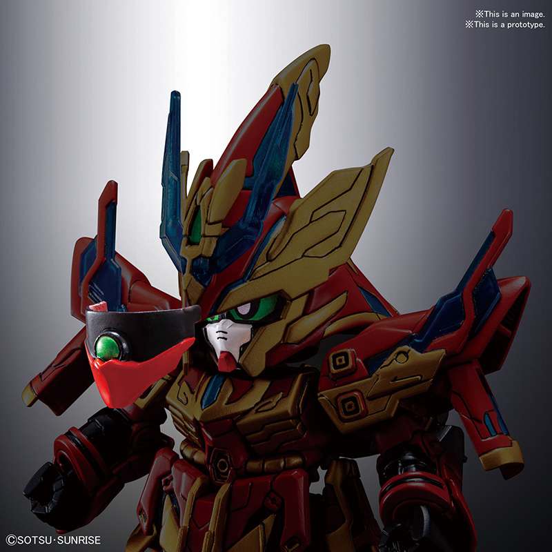 SD Sangoku Soketsu Zhang Liao Sazabi - Samlarfigur bandai model kit gunpla