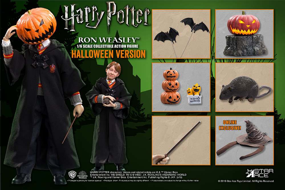 Harry Potter Ron Weasley Halloween Figurin 12 tum star ace