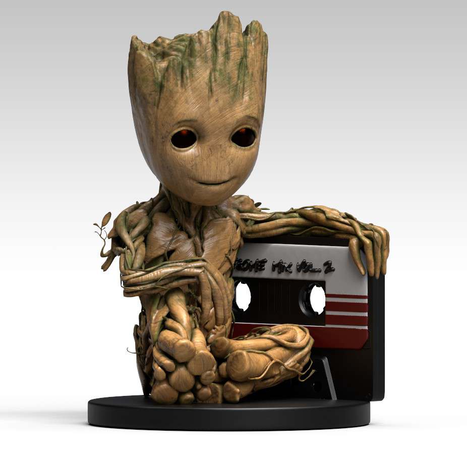 Guardians of the Galaxy vol.2 Baby Groot Sparbössa semic