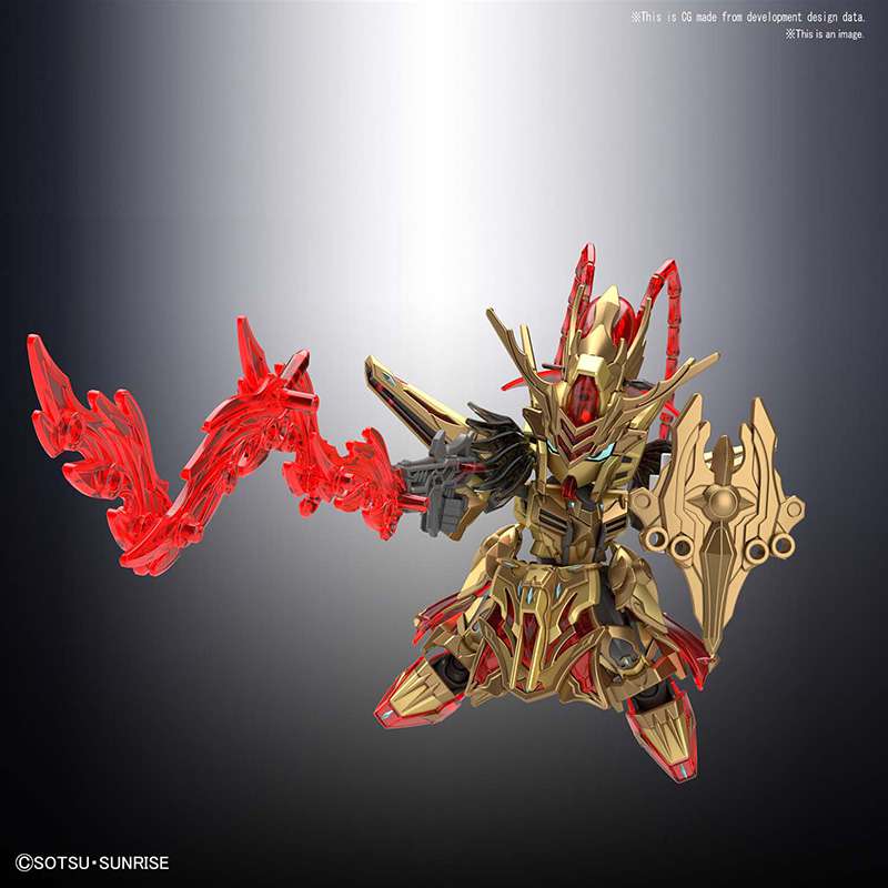 Sd Sangoku Sokets Zhou Yu Akatsuki Figur bandai model kit gunpla