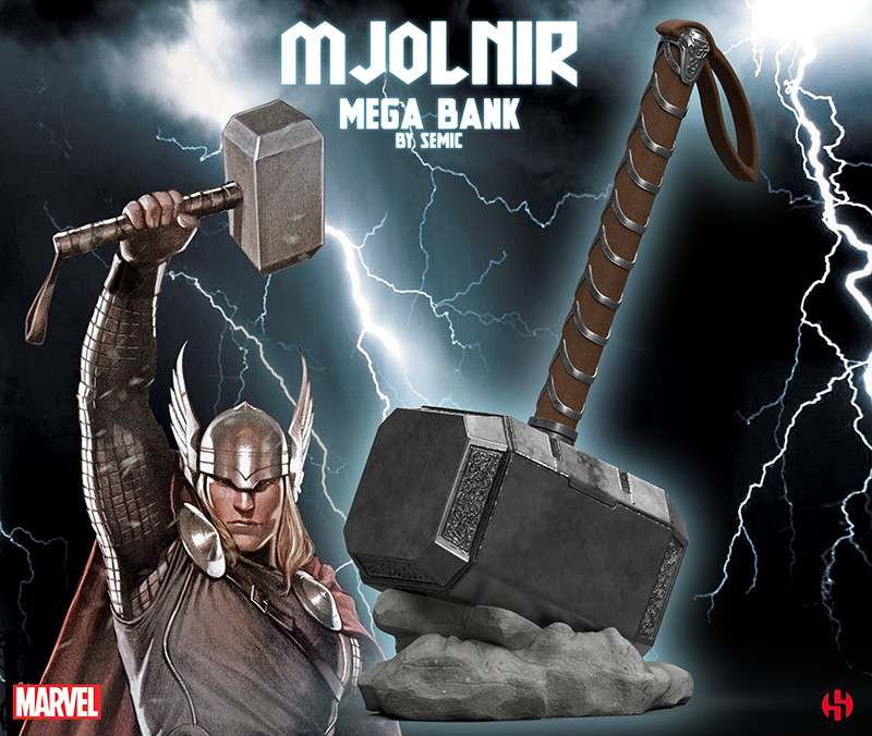 Marvel Mjolnir Mega Bank – En säker plats för dina pengar semic